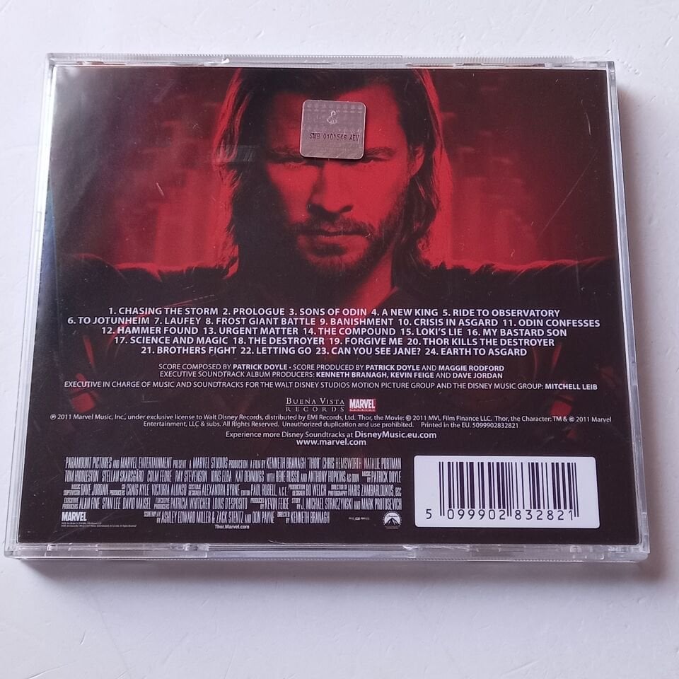 THOR / ORIGINAL SOUNDTRACK - PATRICK DOYLE (2011) - CD 2.EL