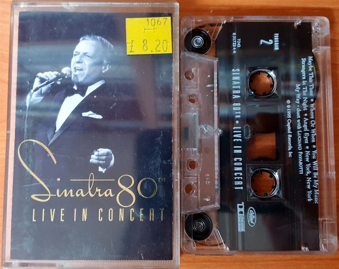 FRANK SINATRA - 80TH LIVE IN CONCERT CASSETTE MADE IN HOLLAND ''USED''