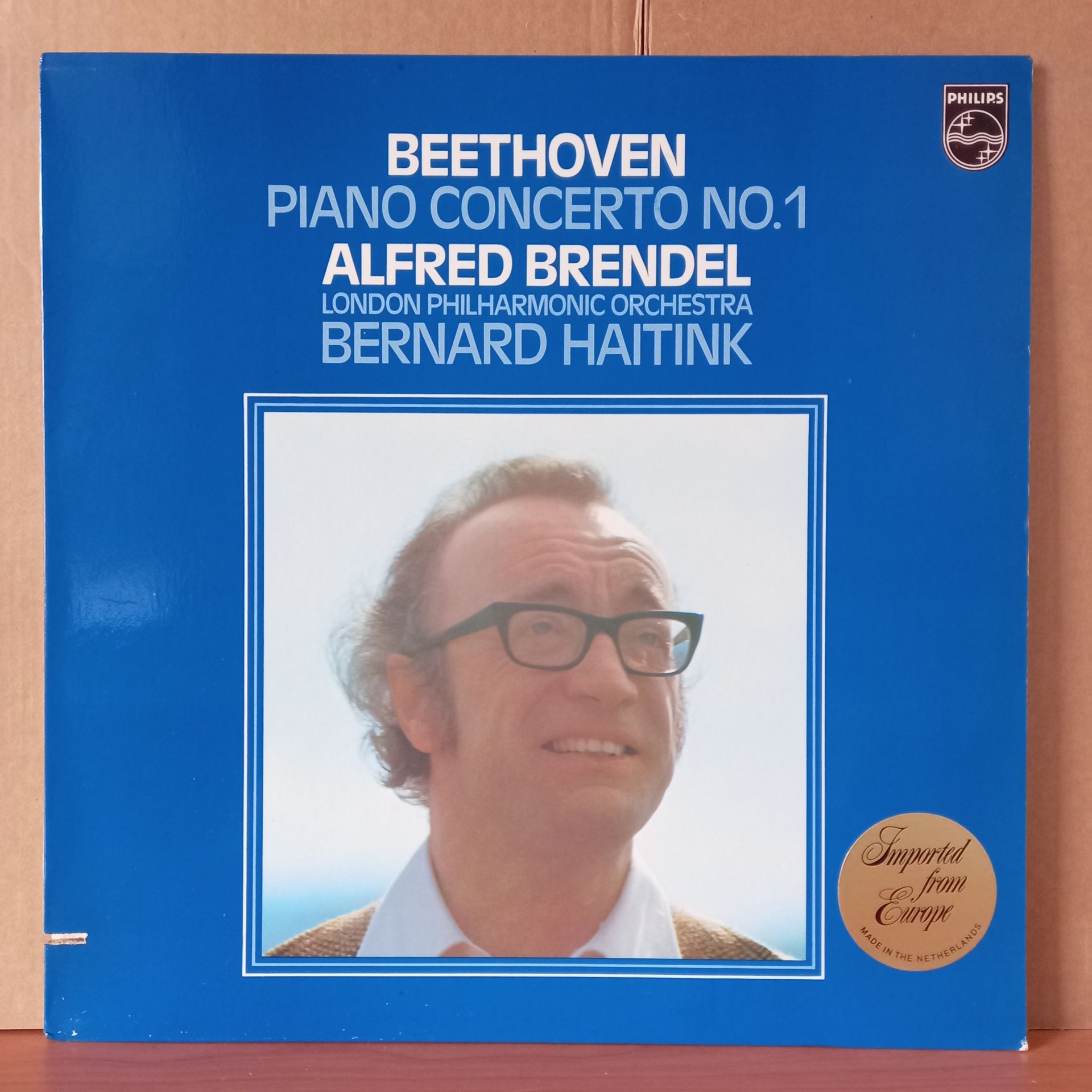 BEETHOVEN: PIANO CONCERTO NO.1 / ALFRED BRENDEL, LONDON PHILHARMONIC ORCHESTRA, BERNARD HAITINK (1977) - LP 2.EL PLAK