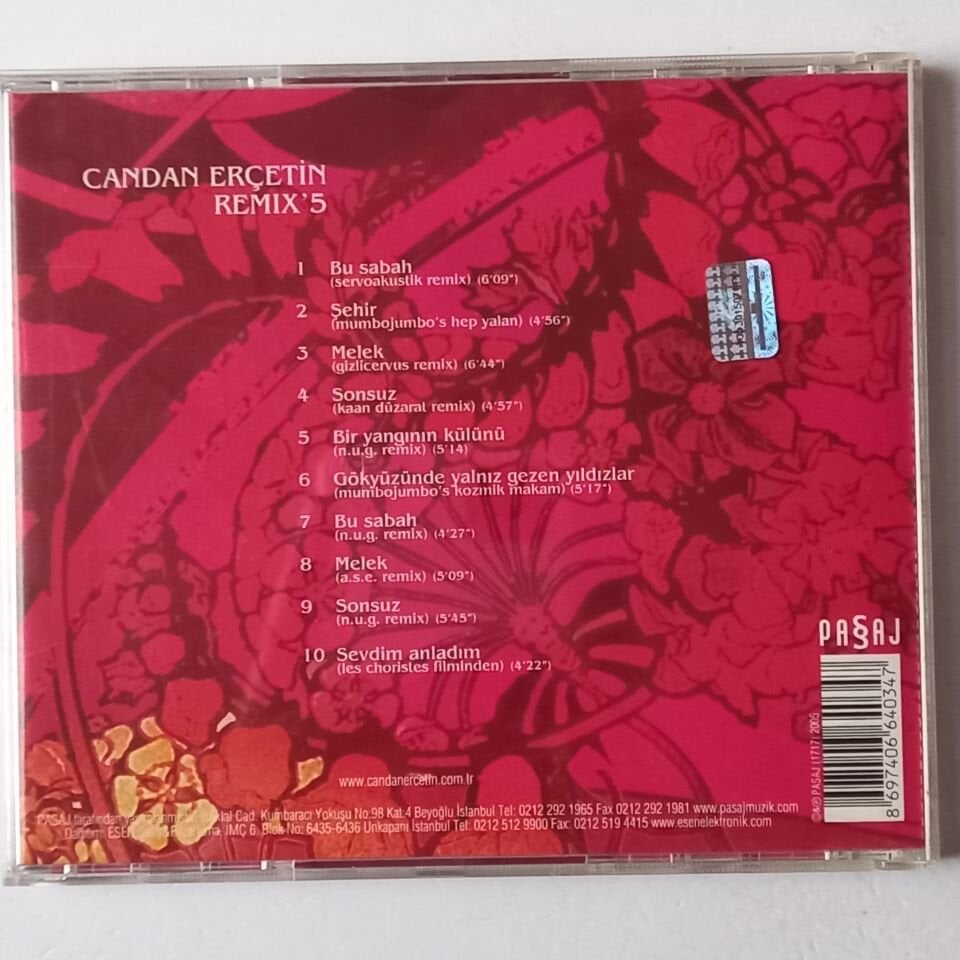 CANDAN ERÇETiN – REMIX\'5 (2005) - CD 2.EL