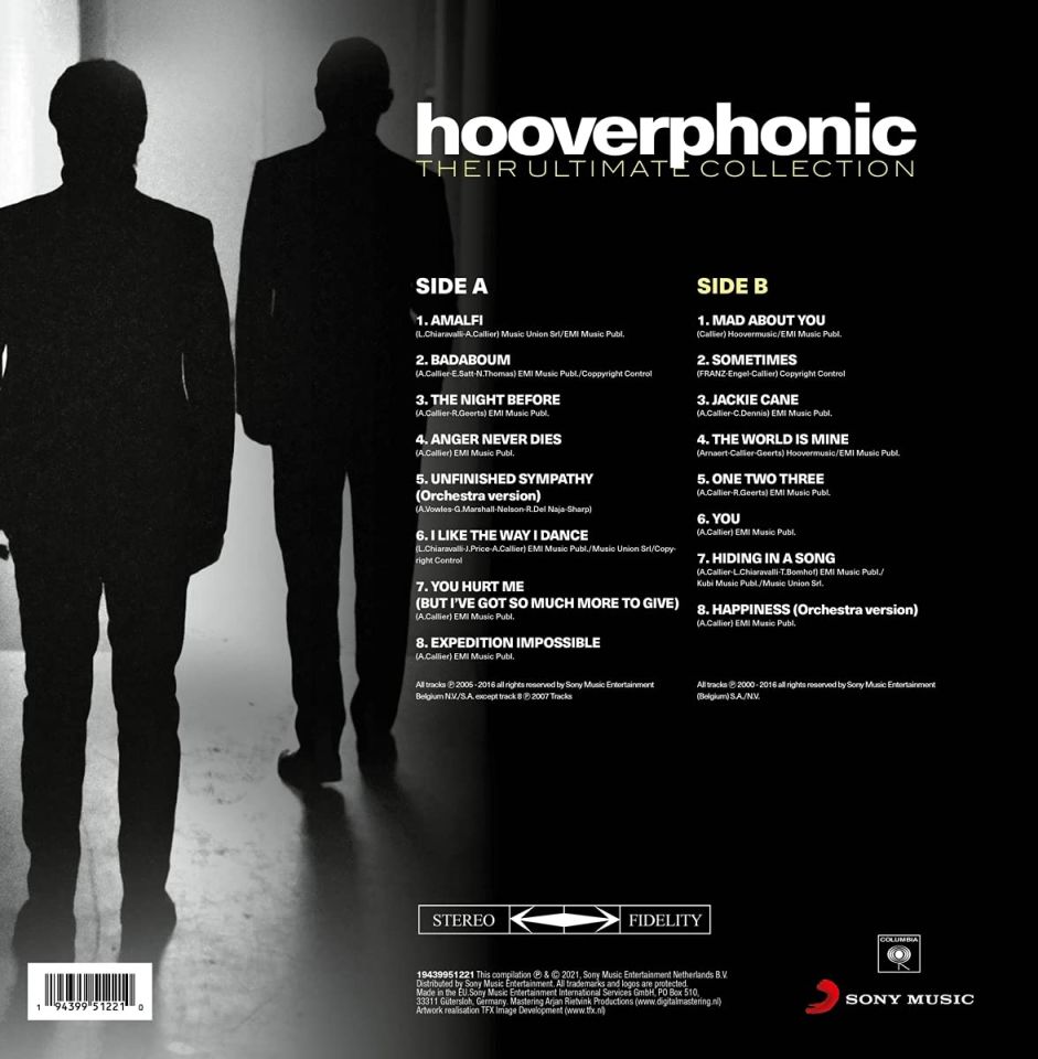 HOOVERPHONIC - THEIR ULTIMATE COLLECTION (2018) - LP 2021 COLOURED EDITION SIFIR PLAK