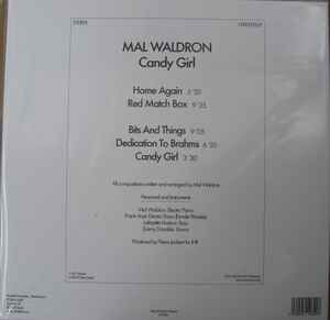 MAL WALDRON – CANDY GIRL (1975) - LP 2025 REMASTERED REISSUE VINYL SIFIR PLAK