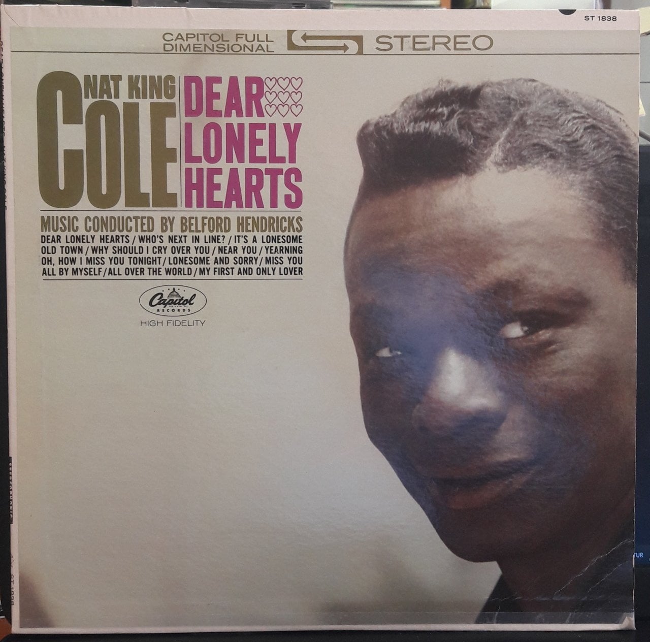 NAT KING COLE - DEAR LONELY HEARTS - PLAK 2.EL