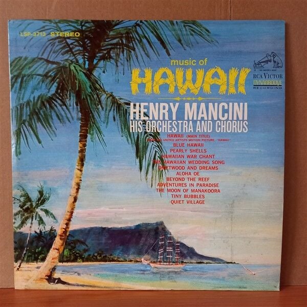 MUSIC OF HAWAII / HENRY MANCINI AND HIS ORCHESTRA AND CHORUS (1966) - LP 2.EL PLAK