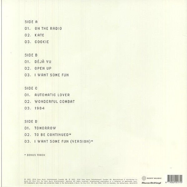 JAY JAY JOHANSON - ANTENNA (2002) - 2LP 180GR 2025 LIMITED NUMBERED & WHITE COLOURED EDITION SIFIR PLAK