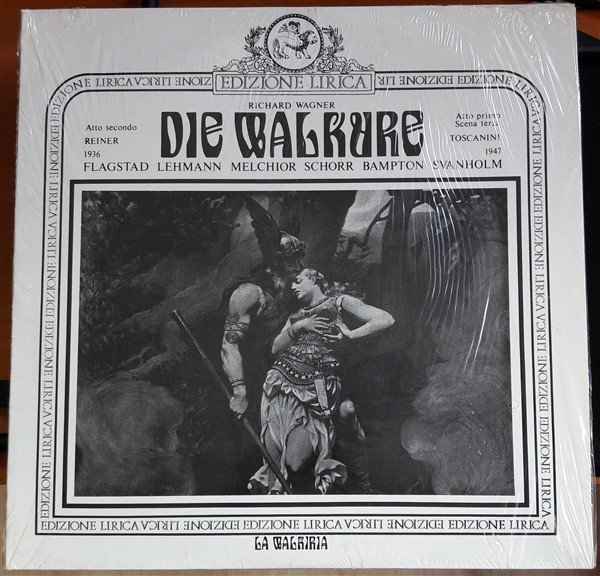 WAGNER: DIE WALKURE, NBC ORCHESTRA, ARTURO TOSCANINI - LP SIFIR