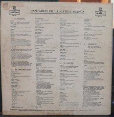 LA GATITA BLANCA - EL PUÑAO DE ROSAS - ZARZUELA - PLAK 2.EL