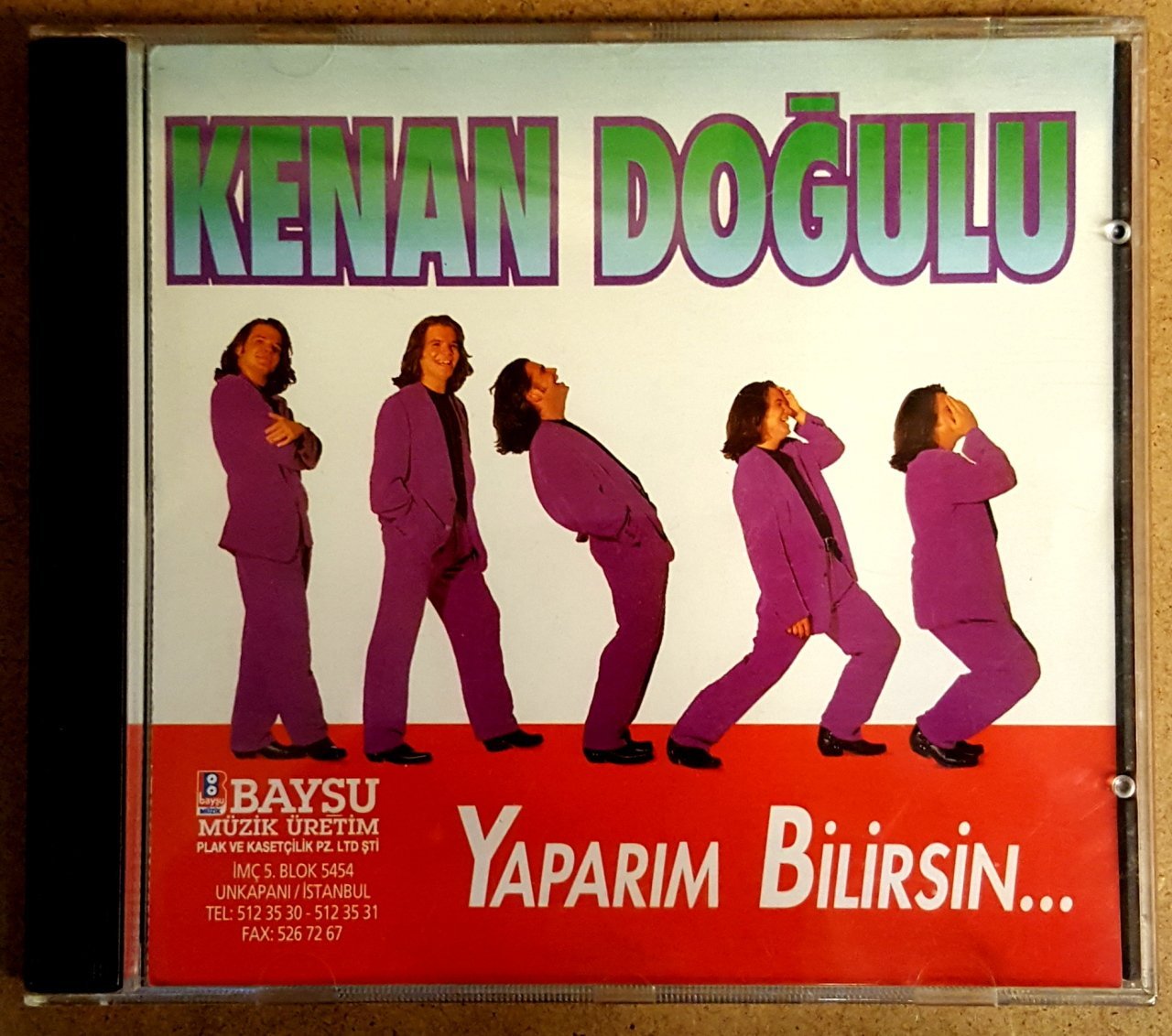 KENAN DOĞULU - YAPARIM BİLİRSİN (1993) - CD BAYŞU MÜZİK 2.EL