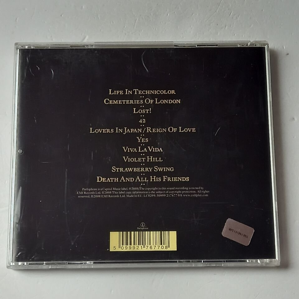COLDPLAY – VIVA LA VIDA OR DEATH AND ALL HIS FRIENDS (2008) - CD 2.EL