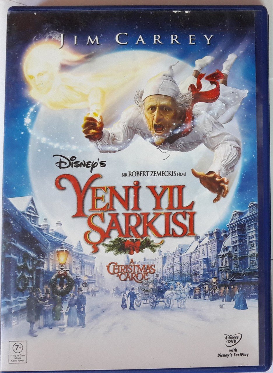YENİ YIL ŞARKISI - A CHRISTMAS CAROL - JIM CARREY - GARY OLDMAN - COLIN FIRTH - ROBERT ZEMECKIS - DVD 2.EL (CHARLES DICKENS)