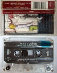 ALICE COOPER - THE LAST TEMPTATION (1994) SONY CASSETTE MADE IN TURKEY ''USED''