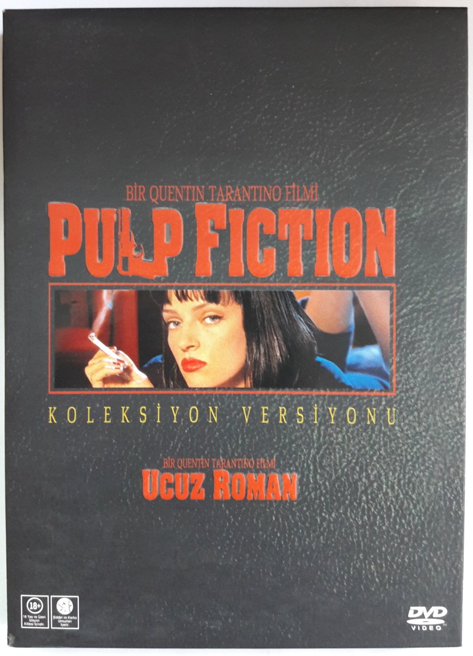 PULP FICTION - UCUZ ROMAN - KOLEKSİYON VERS.- JOHN TRAVOLTA - SAMUEL L. JACKSON - UMA THURMAN - HARVEY KEITEL - QUENTIN TARANTINO - DVD 2.EL