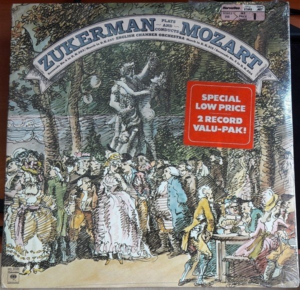 MOZART: SERENADES, PINCHAS ZUKERMAN, ENGLISH CHAMBER ORCHESTRA - LP SIFIR