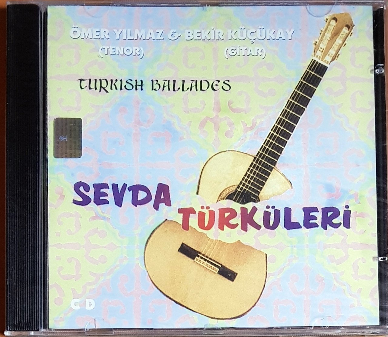 SEVDA TÜRKÜLERİ / TENOR: ÖMER YILMAZ, GİTAR: BEKİR KÜÇÜKAY / PHILIPS PROMO / ADA MÜZİK CD SIFIR