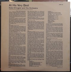 DUKE ELLINGTON - AT HIS VERY BEST (1959) - PLAK 2.EL