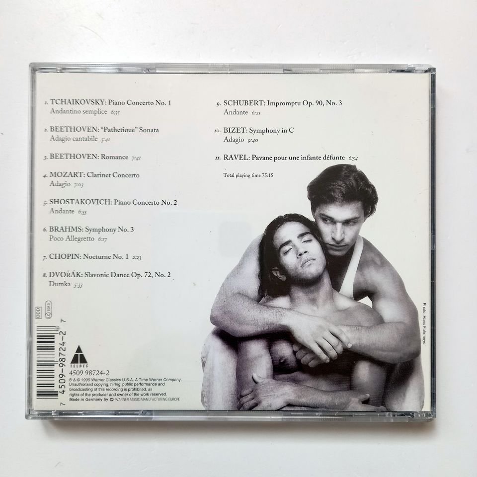 SENSUAL CLASSICS, TOO / BEETHOVEN, MOZART, BIZET, RAVEL, BRAHMS, CHOPIN, SCHUBERT (1995) - CD 2.EL