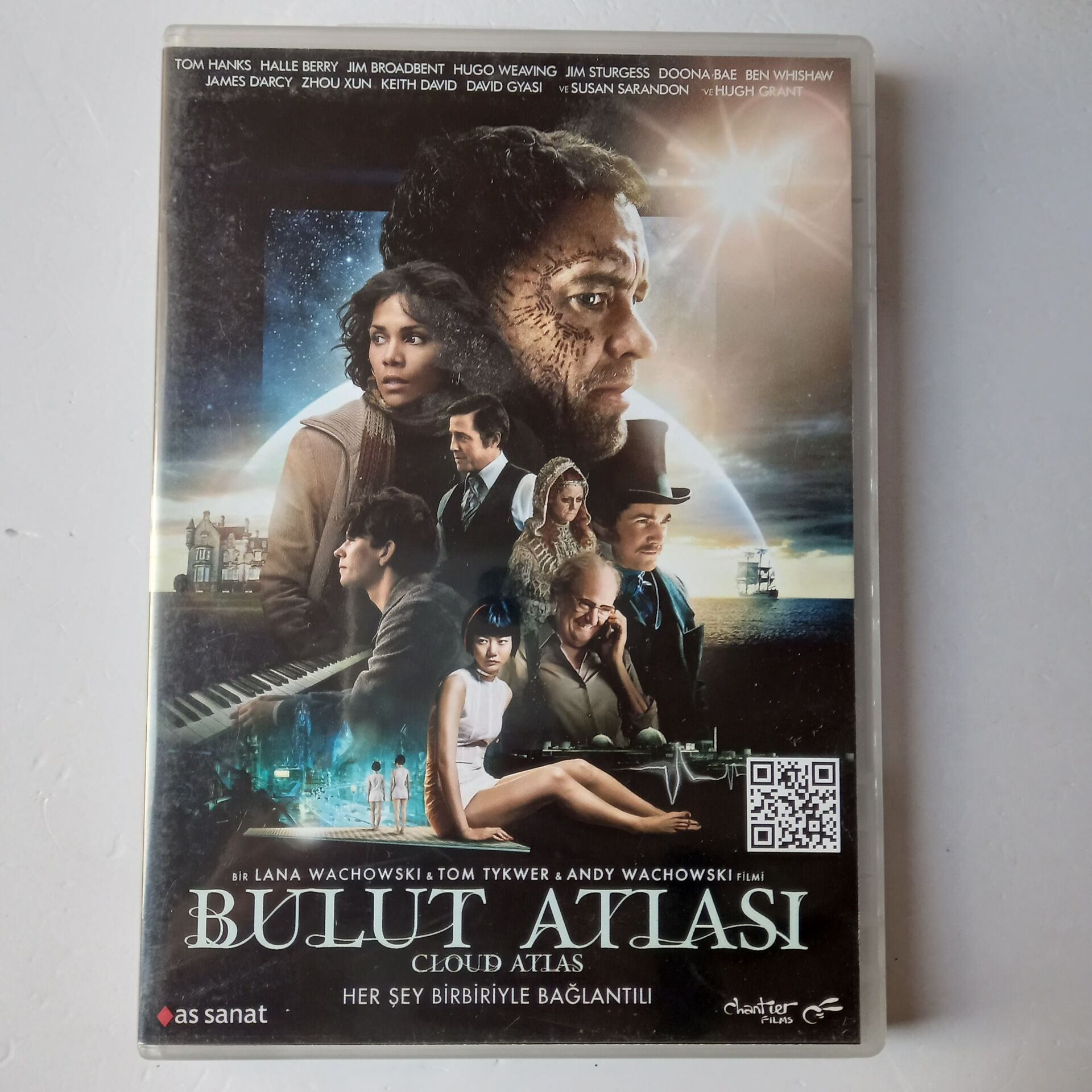BULUT ATLASI - CLOUD ATLAS - TOM HANKS - HALLE BERRY - SUSAN SARANDON - HUGH GRANT - WACHOWSKI & TOM TYKWER - DVD 2.EL