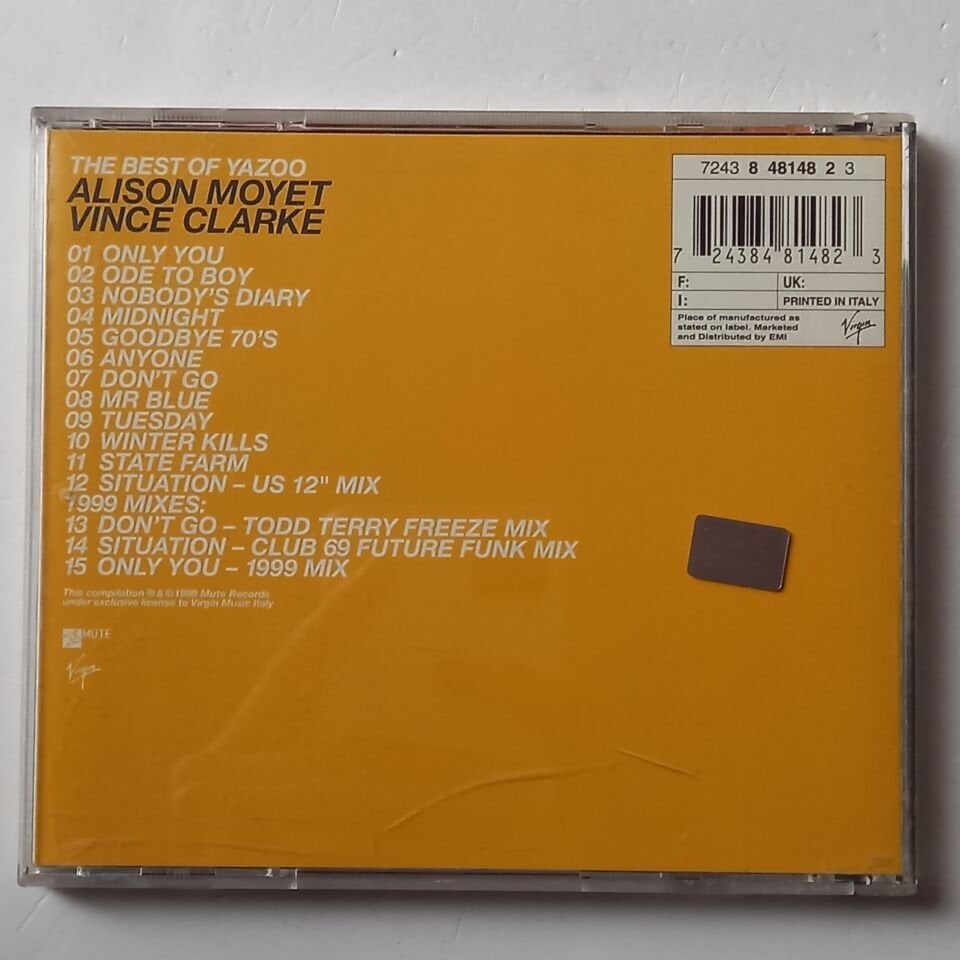 YAZOO – ONLY YAZOO / THE BEST OF (1999) - CD REMASTERED 2.EL