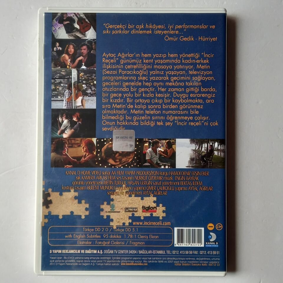 İNCİR REÇELİ - SEZAİ PARACIKOĞLU, MELİKE GÜNER - DVD 2.EL
