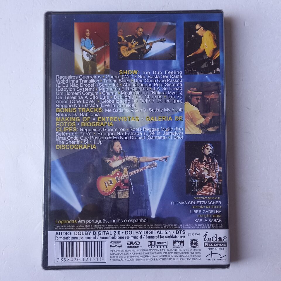 TRIBO DE JAH AO VIVO 15 ANOS (2002) - DVD AMBALAJINDA SIFIR