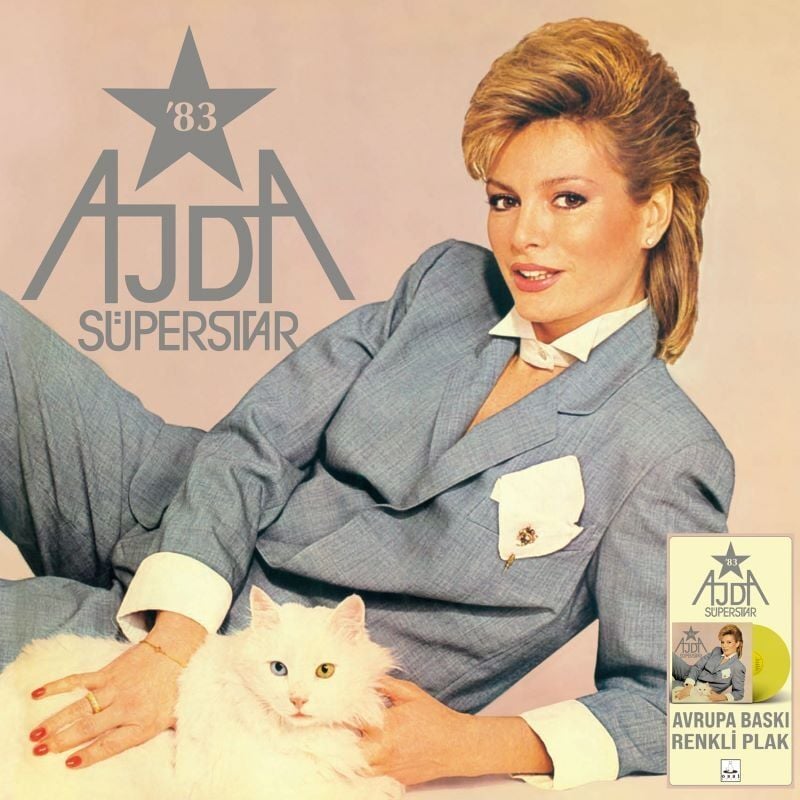 AJDA PEKKAN - SUPERSTAR '83 (1983) - LP RENKLİ SIFIR PLAK