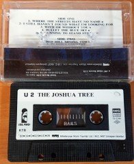 U2 - THE JOSHUA TREE (1988) MMY CASSETTE MADE IN TURKEY ''USED'' PAPER LABEL