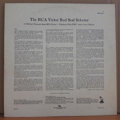RED SEAL SELECTOR (1955) - LP 2.EL PLAK