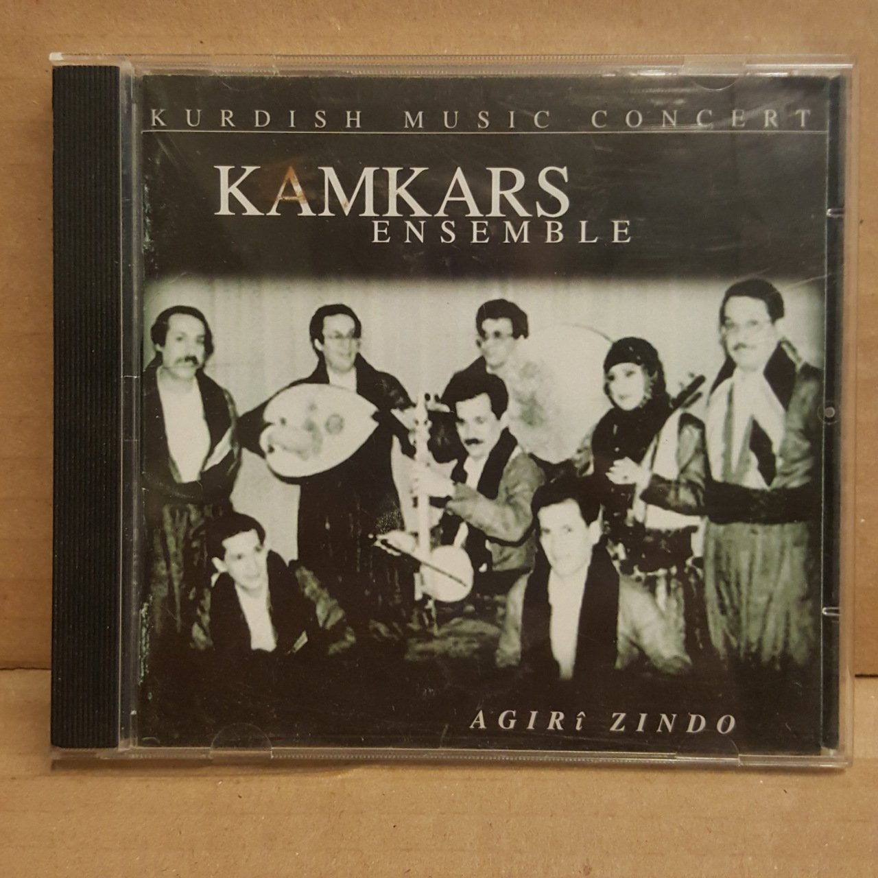 KAMKARS ENSEMBLE - AGIRİ ZINDO / KURDISH MUSIC CONCERT - CD KÜRTÇE 2.EL