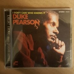 DUKE PEARSON - I DON'T CARE WHO KNOWS IT / 1969-1970 RECORDINGS (1996) - CD BLUE NOTE 2.EL PROMO