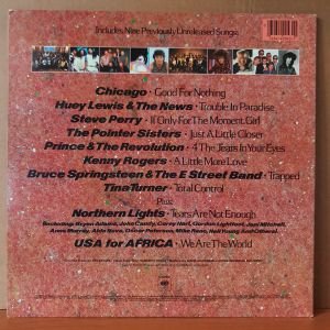 USA FOR AFRICA - WE ARE THE WORLD / CHICAGO, STEVE PERRY, THE POINTER SISTERS, PRINCE & THE REVOLUTION, KENNY ROGERS, TINA TURNER (1985) - LP 2.EL PLAK