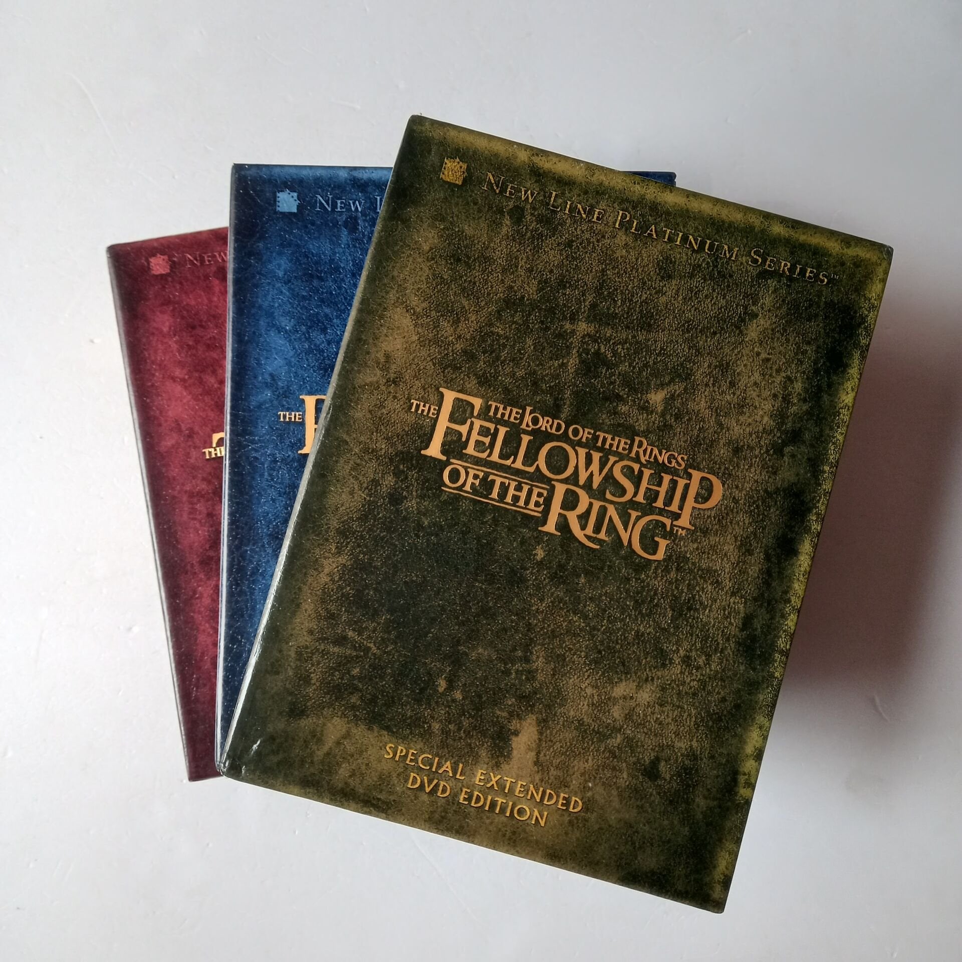 THE LORD OF THE RINGS TRILOGY / NEW LINE PLATINUM SERIES - THE TWO TOWERS, THE FELLOWSHIP OF THE RING, THE RETURN OF THE KING - 9 DİSK 4DVD 2.EL