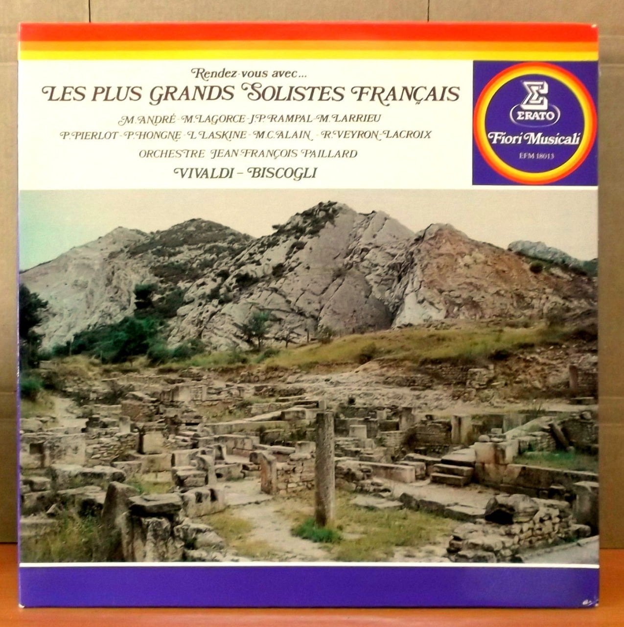 VIVALDI BISCOGLI GRAND SOLISTES FRANÇAIS LP 2.EL