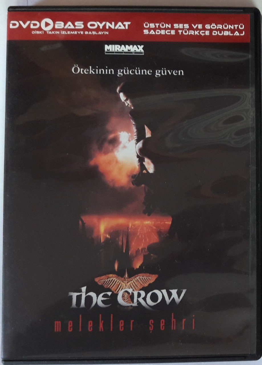THE CROW MELEKLER ŞEHRİ - THE CROW: CITY OF ANGELS - VINCENT PEREZ - MIA KIRSHNER - DVD BAS OYNAT 2.EL