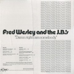 FRED WESLEY & THE J.B.'S - DAMN RIGHT I AM SOMEBODY (1974) - LP SIFIR