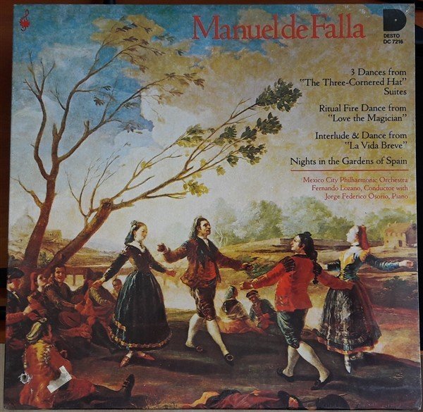 FALLA: THE TREE-CORNERED HAT SUITES, MEXICO CITY PHILHARMONIC, FERNANDO LOZANO - LP SIFIR