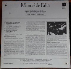FALLA: THE TREE-CORNERED HAT SUITES, MEXICO CITY PHILHARMONIC, FERNANDO LOZANO - LP SIFIR