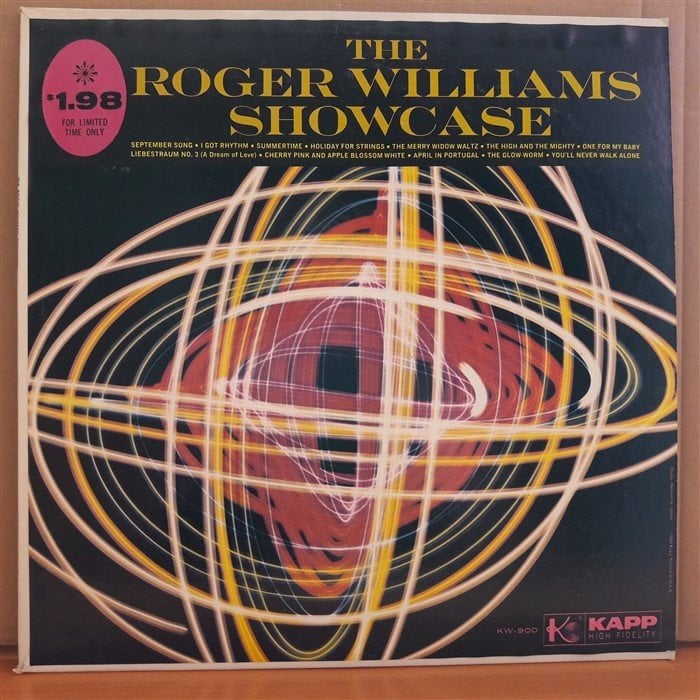 THE ROGER WILLIAMS SHOWCASE - LP 2.EL PLAK