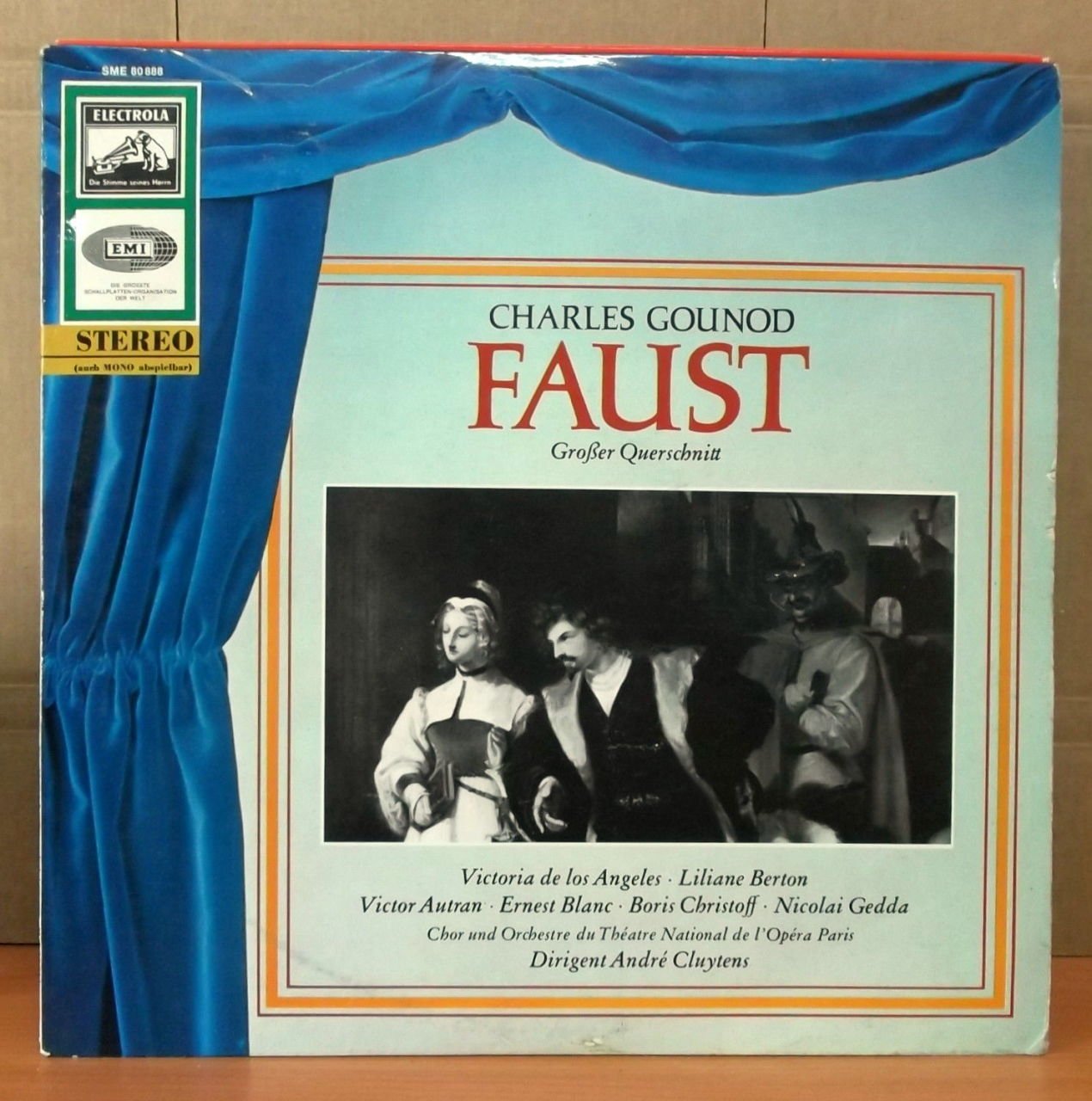CHARLES GOUNOD FAUST - ANDRE CLUYTENS LP 2.EL