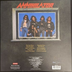 ANNIHILATOR – NEVER, NEVERLAND (1990) - LP 180GR 2022 EDITION SIFIR PLAK