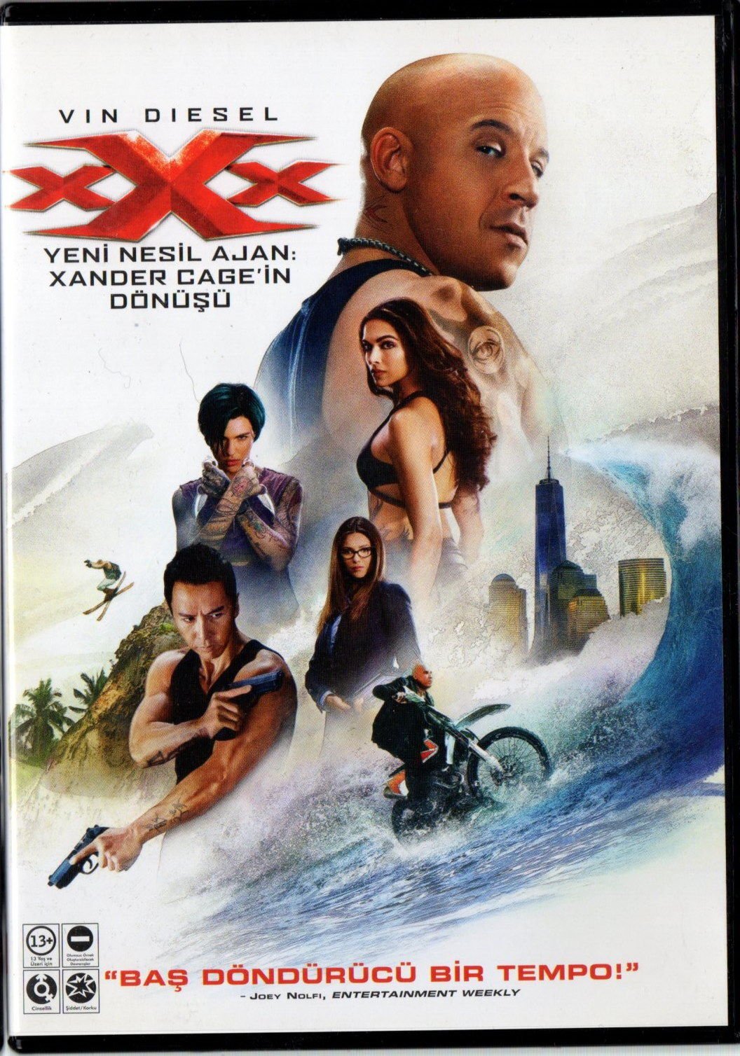 XXX RETURN OF XANDER CAGE - YENİ NESİL AJAN - VIN DIESEL - DVD 2.EL