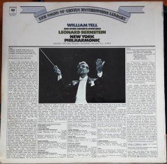 WILLIAM TELL AND OTHER FAVORITE OVERTURES, LEONARD BERNSTEIN, NEW YORK PHILHARMONIC - LP SIFIR