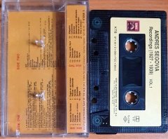 ANDRES SEGOVIA - RECORDINGS [1927-1939] VOL.1 (1987) - KASET KENT 2.EL