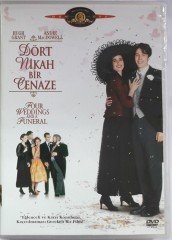 DÖRT NİKAH BİR CENAZE - FOUR WEDDING AND A FUNERAL - HUGH GRANT - ANDIE MacDOWELL - DVD 2.EL