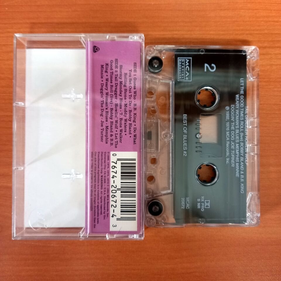 BEST OF THE BLUES 2 / B.B. KING, MUDDY WATERS, T. BONE WALKER, HOWLIN' WOLF, JOE TURNER - KASET 2.EL