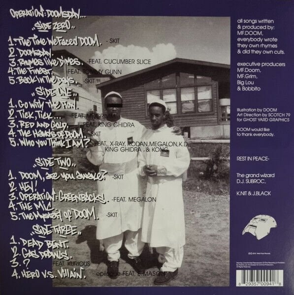 MF DOOM – OPERATION: DOOMSDAY (1999) - 2xLP 2023 REISSUE SIFIR PLAK