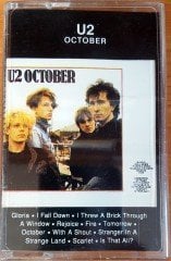 U2 - OCTOBER (1990) MMY CASSETTE MADE IN TURKEY ''NEW''