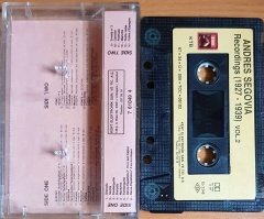 ANDRES SEGOVIA - RECORDINGS [1927-1939] VOL.2 (1987) - KASET KENT 2.EL