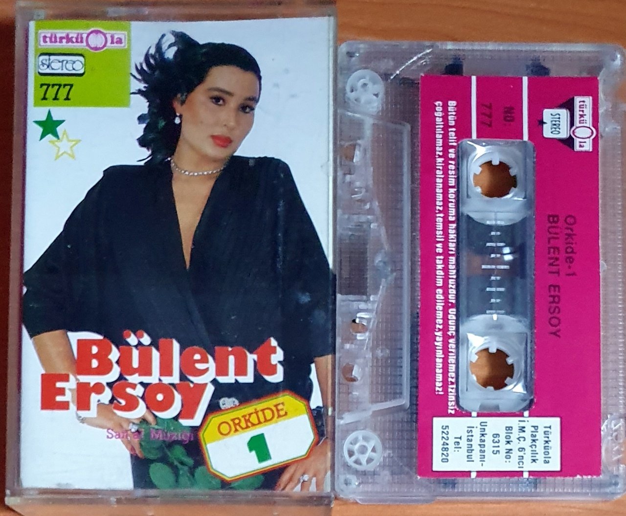 BÜLENT ERSOY - ORKİDE 1 - KASET 2.EL