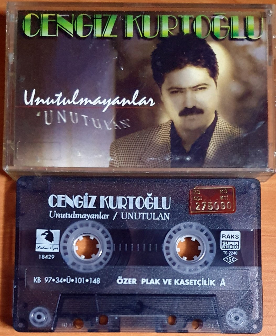 CENGİZ KURTOĞLU - UNUTULMAYANLAR / UNUTULAN (1997) - KASET 2.EL