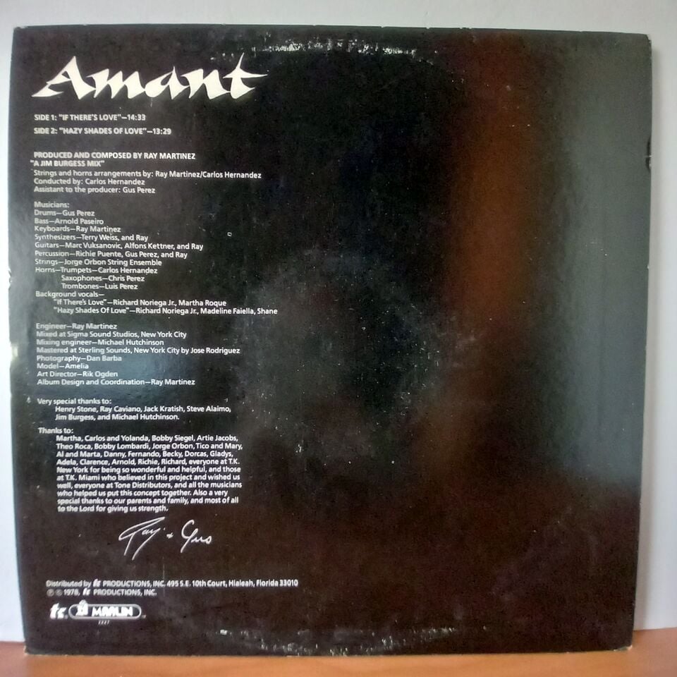 AMANT – AMANT (1978) - DISCO FUNK LP 2.EL PLAK